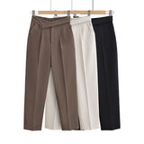 Women Sweatpants Suit Pants Straight-Leg Pants