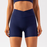 Women Yoga Sports Shorts Fitness Threaded Tight Shorts
