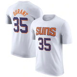 NBA T-Shirts NBAT Shirt Suns Durant Booker Paul Basketball Shirt Short Sleeve
