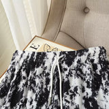 Women Sweatpants Vintage Tie-Dyed Wide-Leg Pants Loose Straight Casual Pants