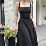 Women Dresses Dress Long Dress with Suspenders (Csm202403)