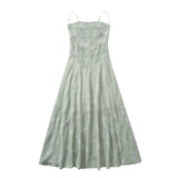Women Dresses Summer Sling Dress Butterfly Texture Sexy Dress (Xds0414)