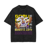 ONE PIECE washed old retro short-sleeved T-shirt, top