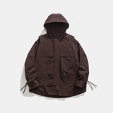 Unisex Jacket Autumn Windproof Hood Coat