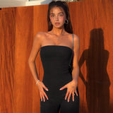 Women Jumpsuit Spring Summer Slim-Fit Jumpsuit (Hawthaw0412)