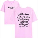 Motherhood is My Ministry T-Shirt  Motherhood is My Ministry