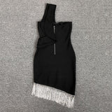 Women's Evening Dress Tassel Dress Sexy Sheath Dress