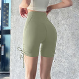 Women Yoga Sports Shorts Skinny Running Yoga Pants