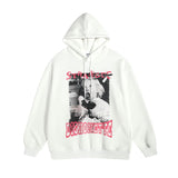 Men Hoodie Hip Hop Retro Oversize Couple Hooded Sweater