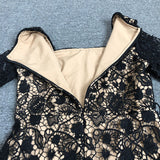 Women's Evening Dress Casual Lace Hollow Short Sleeve Dress