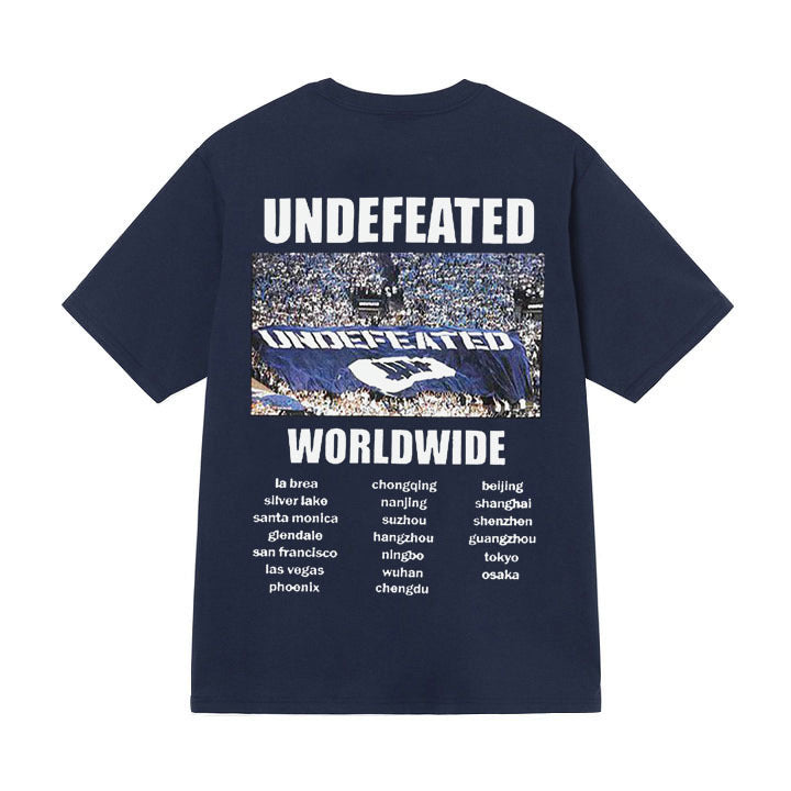 UNDEFEATED T Shirts Crew Neck Men's and Women's Loose