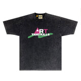 Gallery Dept T Shirts Tee Shirt Washed and Worn Short Sleeve T-shirt Blouse