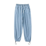 Men Jeans Fall Loose Straight Trousers