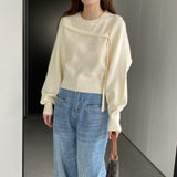 Women Knitted Two-Piece Set Vest Two-Piece Set Short Knitted Shawl Suit Jt8631