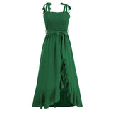 Women Date Dress Summer Sexy Backless Spaghetti Straps Dress