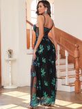 Women's Evening Gown Sexy Retro Sequins Dress Evening Dress