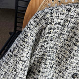 Women Woolen Coat Tweed Chanel Coat