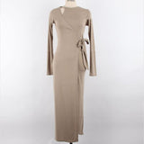 Women Dresses Hollow Dress Hip Skirt