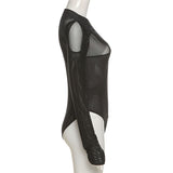 Women Jumpsuit Spring and Summer Mesh Tight Jumpsuit