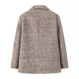 Women Coats Spring Blazer Single-Breasted Mid-Length Top