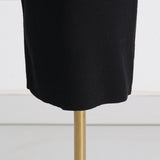 Women Dresses Spring Slim-Fitting Dress Knitted Dress (Qymy0409)