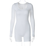 Women Jumpsuit Winter Slim Fit Sports Long Sleeve Jumpsuit
