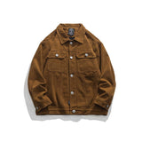 Unisex Shirts Autumn Placket Hem Logo Jacket