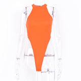 Women Jumpsuit Summer Sexy Slim Sleeveless round Neck Jumpsuit