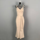 Women Dresses V-neck Skirt with Shoulder Straps Dress Hip Skirt