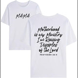 Motherhood is My Ministry T-Shirt  Motherhood is My Ministry
