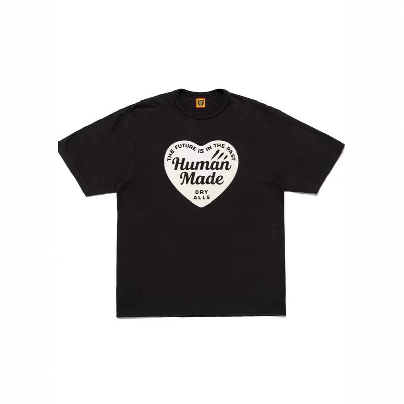 Men T-shirts HUMAN love pattern printing loose casual