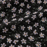 Women Dress V-neck Puff Sleeve Floral Dress Casual Short Skirt