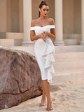 Women Evening Dress Bandage One-Piece Dress