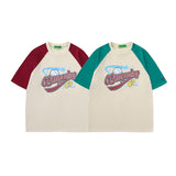Men T Shirt Vintage Fun Printing Short Sleeve T-shirt
