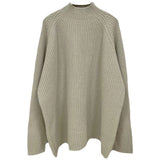 Women Knitted Pullover Turtleneck Autumn and Winter Loose Knitwear Top