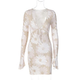 Women Dresses Sexy Long Sleeve Narrow Dress