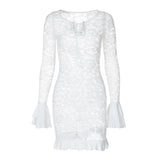 Women Dresses Spring and Summer Sexy Lace Sheath Dress