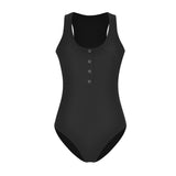 Women Jumpsuit Sleeveless round Neck Jumpsuit Slim Fit Bodysuit