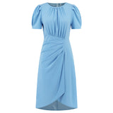 Women Date Dress Spring/Summer round Neck Dress