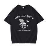 Camp Half Blood Long Island Sound Skull Percy Jackson T Shirt