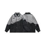 Unisex Jacket Denim Jacket Loose Lapels Denim Coat