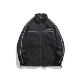 Unisex Jacket Autumn Vintage Coat Loose Casual Stand-up Collar Jacket