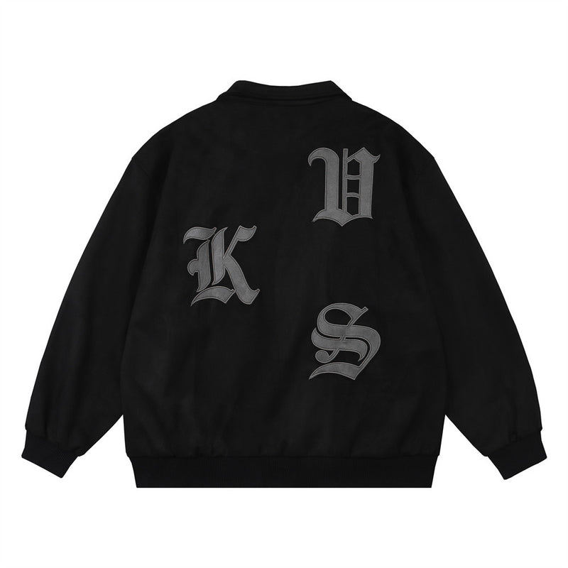Men Jacket Coat Embroidered Letter Baseball Uniform Men's Casual Spring and Autumn Loose Flight Jacket