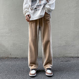 Men Jeans Gradient Jeans Men Spring Autumn Loose Straight Trousers