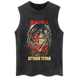 Anime Attack On Titan T-Shirt Hip Hop Oversized Streetwear
