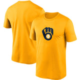 MLB T-Shirts MLB Brewers T-Shirts Sports T-Shirts Printed Short Sleeves
