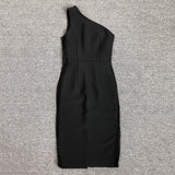 Women Evening Dress Lace Dress Short Hip-Hugger Tight Bandage Dress