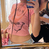 Women T-shirt round Neck Slim-Fit Short-Sleeved Summer Top