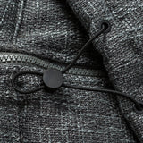Unisex Winter Cotton Coat Winter Stand-up Collar down Jacket Vintage Labeling Decorative down Jacket