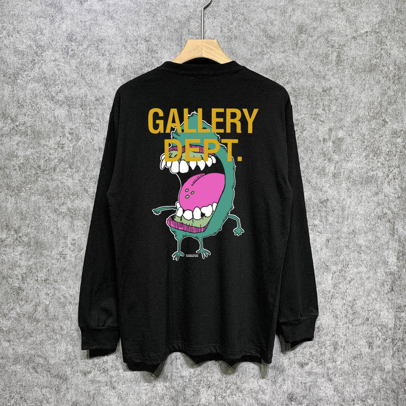 Gallery Dept Long Sleeved Shirt European and American Fashion Brand Long Sleeve Long-Sleeved T-shirt Blouse